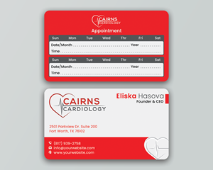 Design de Carte de Visite par DesignerShahadat pour Cairns Cardiology | Design : #34608752