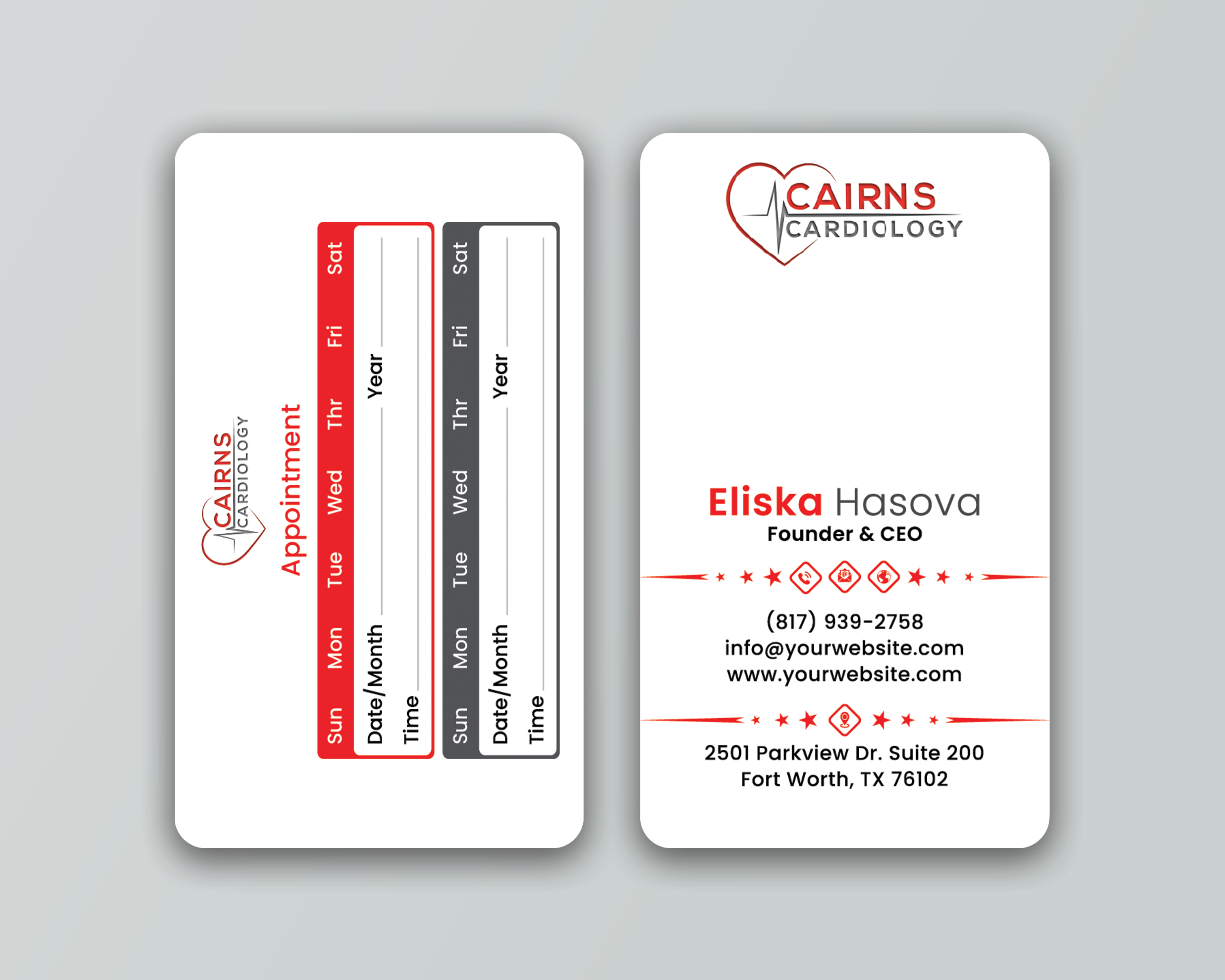 Business Card Design by DesignerShahadat for Cairns Cardiology | Design #34608753