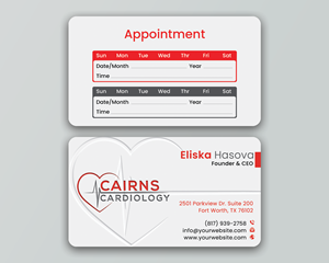 Business Card Design by DesignerShahadat for Cairns Cardiology | Design: #34614903