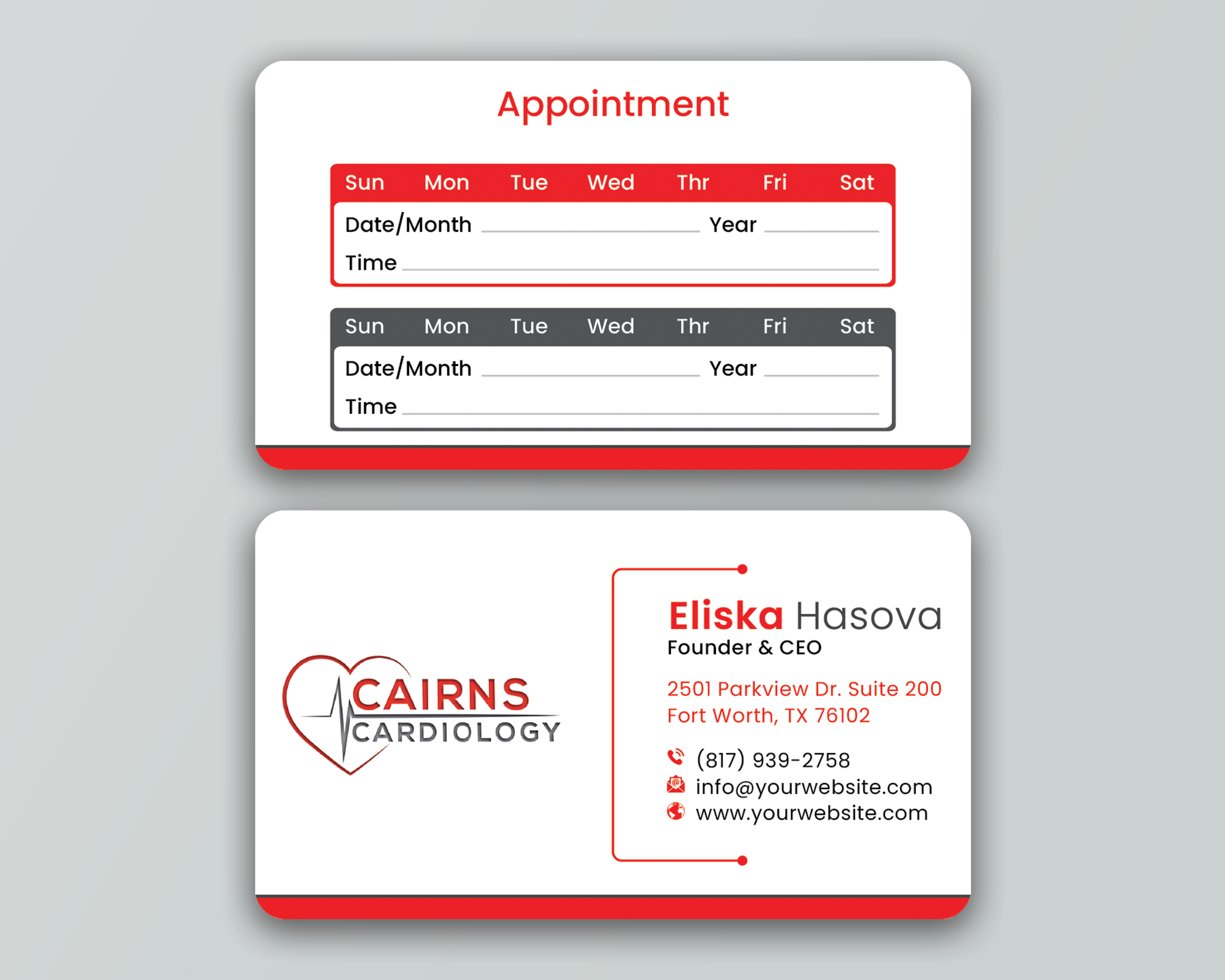 Business Card Design by DesignerShahadat for Cairns Cardiology | Design #34614904