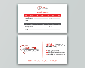 Business Card Design by DesignerShahadat for Cairns Cardiology | Design: #34621968