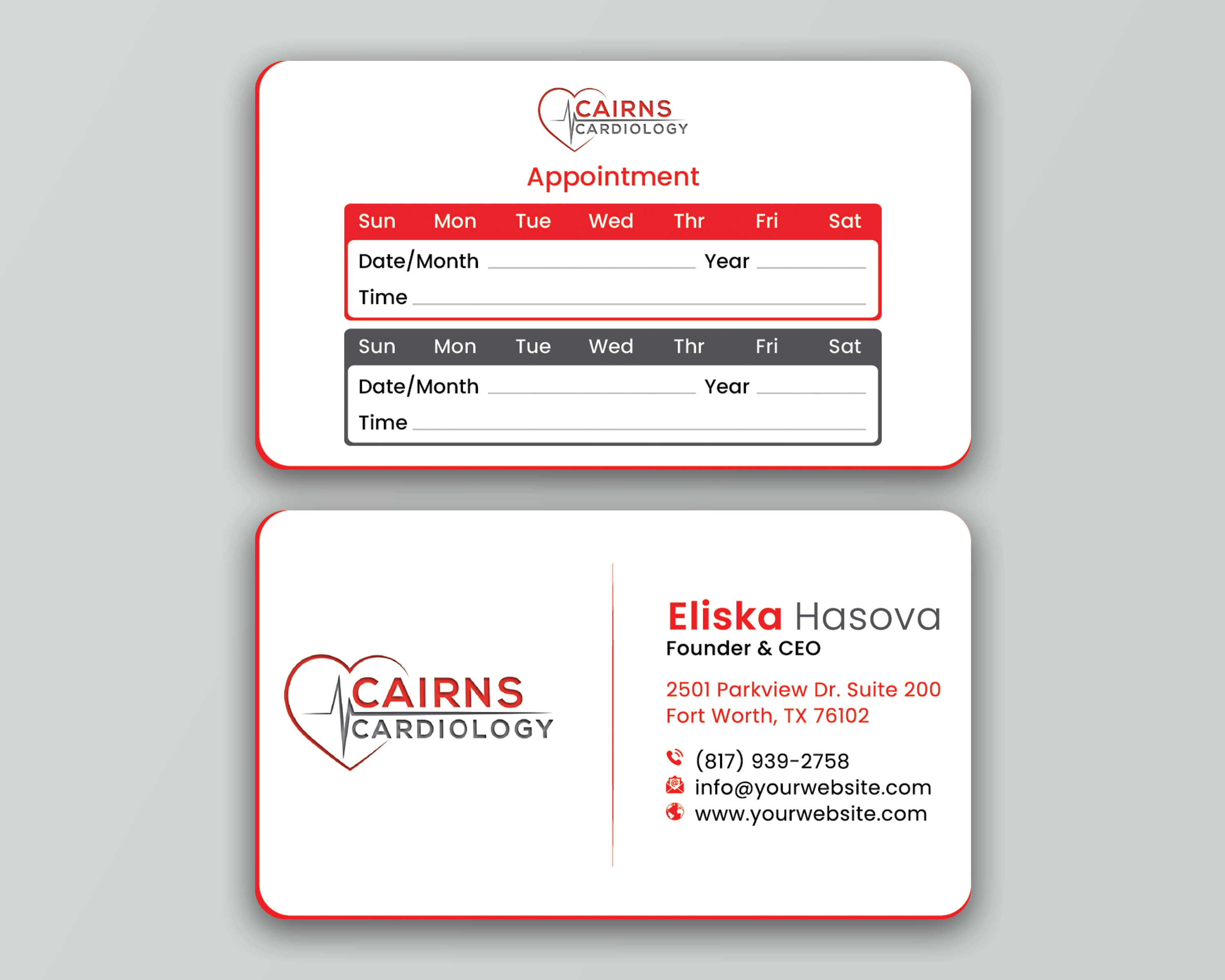 Design de Carte de Visite par DesignerShahadat pour Cairns Cardiology | Design #34623837