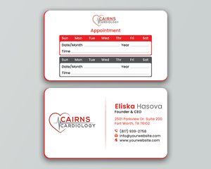 Business Card Design by DesignerShahadat for Cairns Cardiology | Design: #34623837