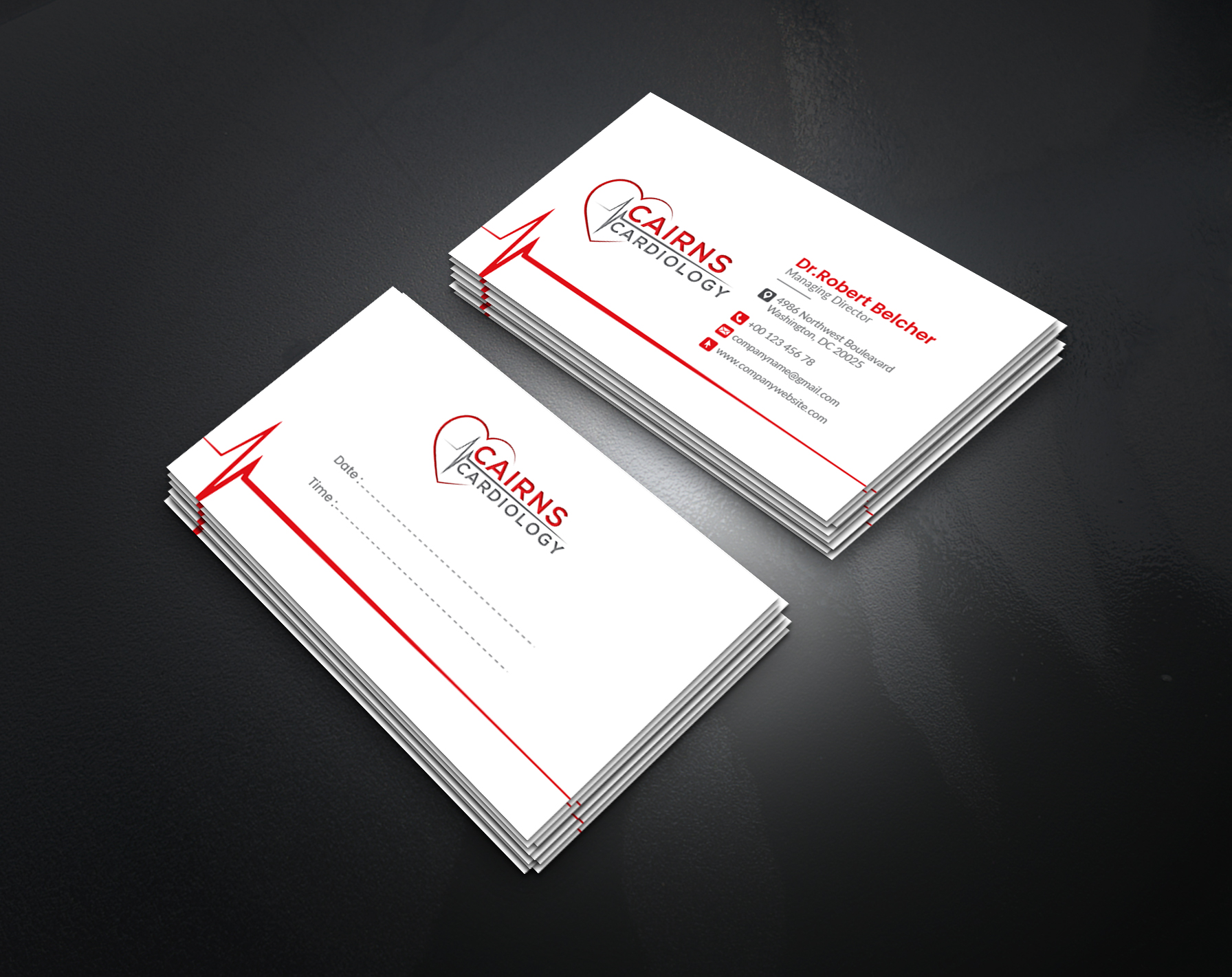 Business Card Design by artbitin for Cairns Cardiology | Design #34580010
