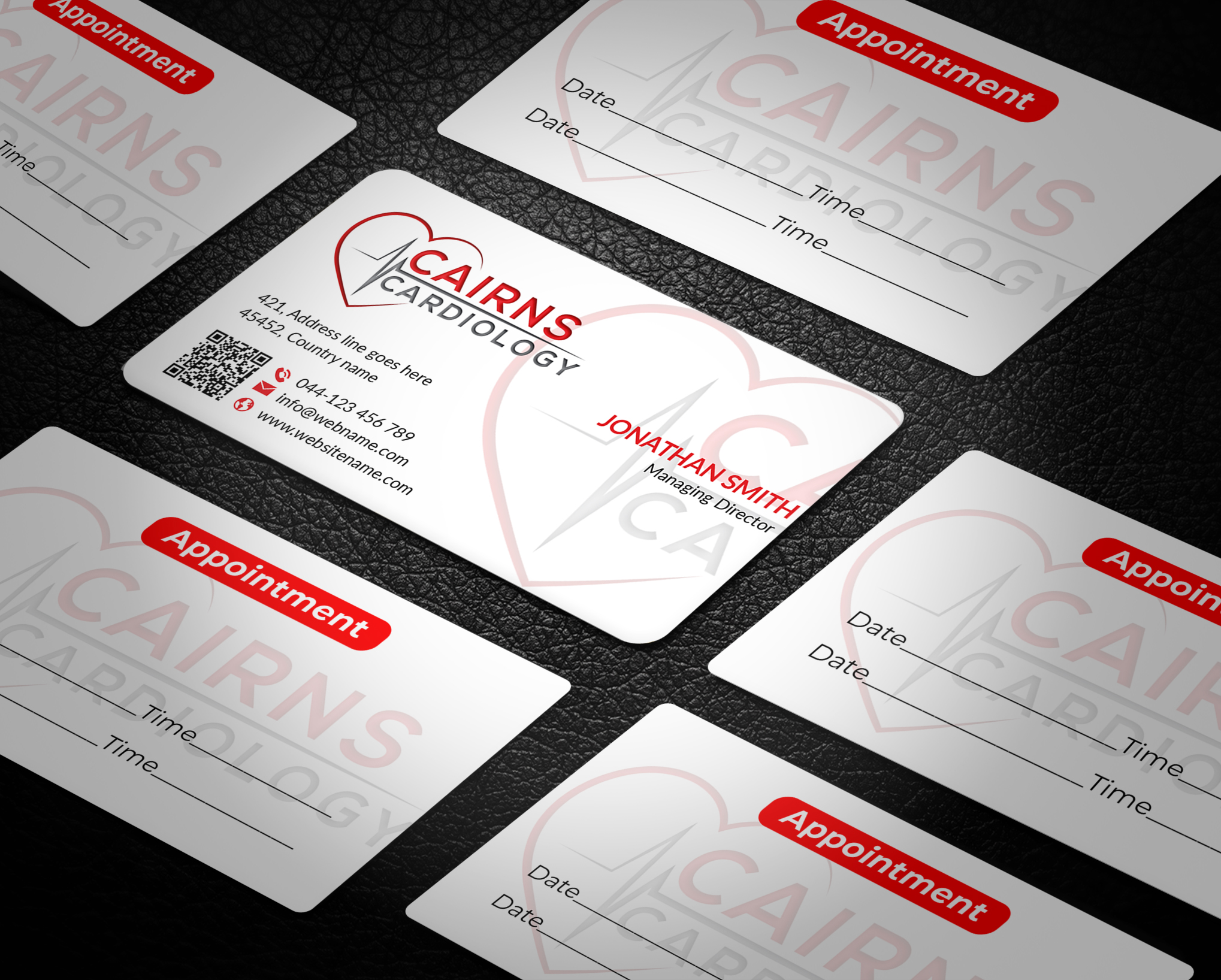 Business Card Design by JS Desiger for Cairns Cardiology | Design #34626090