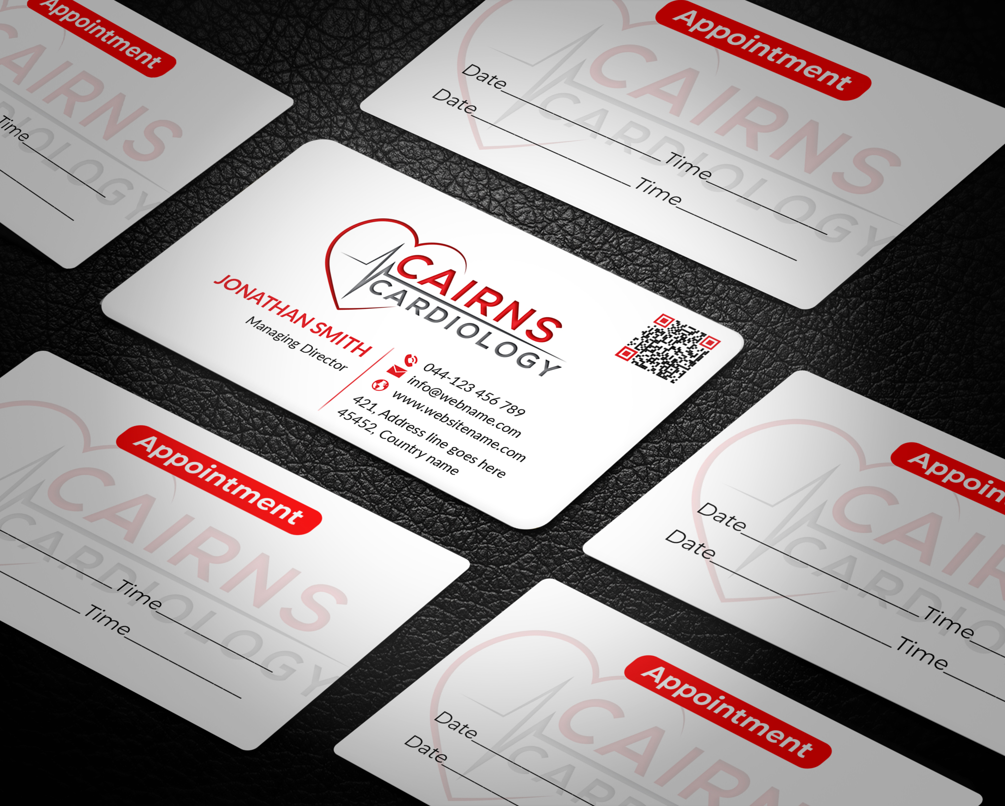 Business Card Design by JS Desiger for Cairns Cardiology | Design #34626348