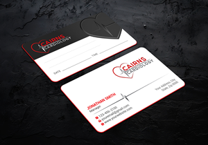 Business Card Design by LAXMI DESIGNHUB for Cairns Cardiology | Design: #34579956