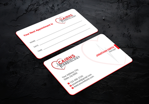 Business Card Design by LAXMI DESIGNHUB for Cairns Cardiology | Design: #34579958