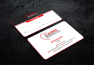 Business Card Design by LAXMI DESIGNHUB for Cairns Cardiology | Design: #34579974