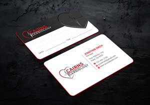 Business Card Design by LAXMI DESIGNHUB for Cairns Cardiology | Design: #34579977
