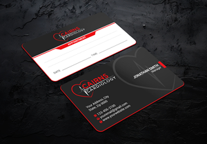 Business Card Design by LAXMI DESIGNHUB for Cairns Cardiology | Design: #34579983
