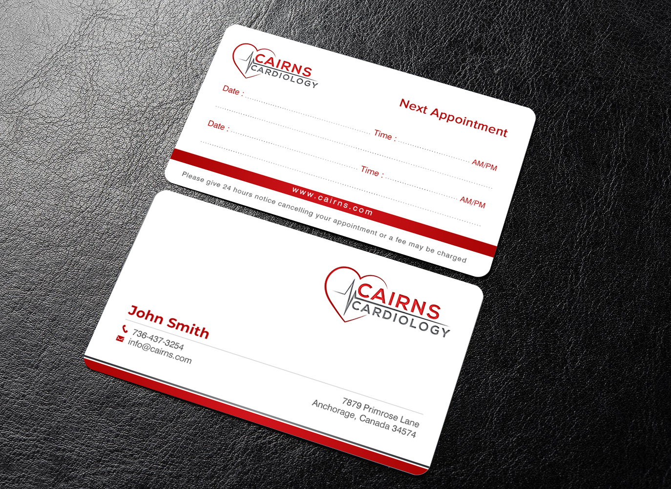 Business Card Design by chandrayaan.creative for Cairns Cardiology | Design #34589122