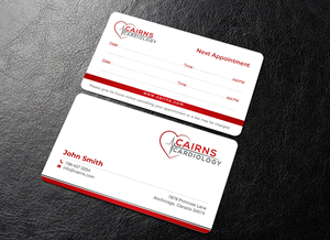 Business Card Design by chandrayaan.creative for Cairns Cardiology | Design: #34589122