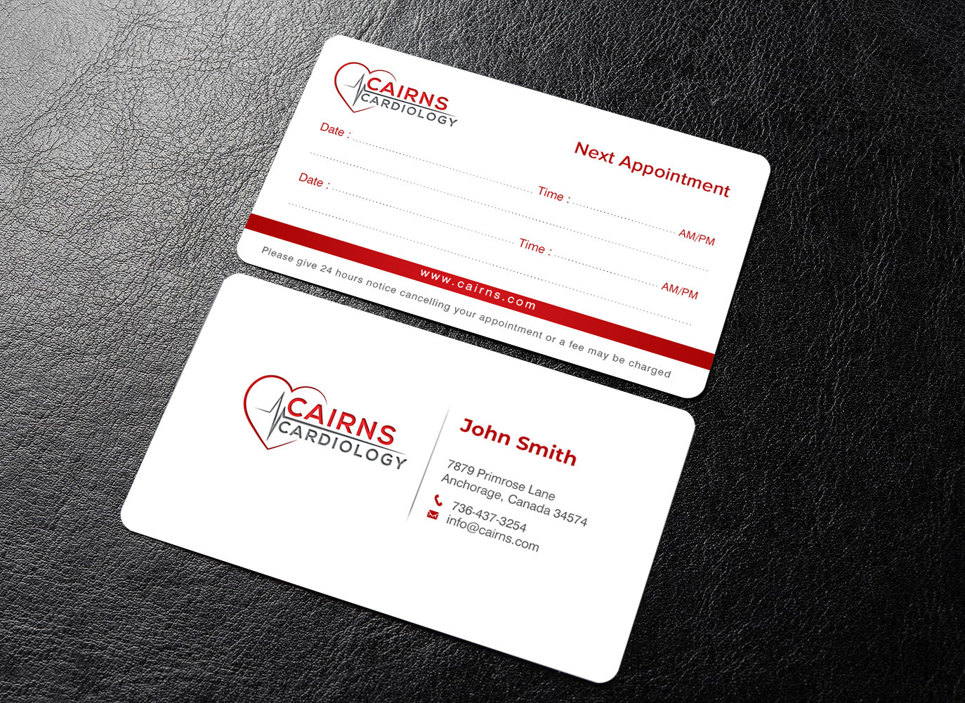 Business Card Design by chandrayaan.creative for Cairns Cardiology | Design #34589123