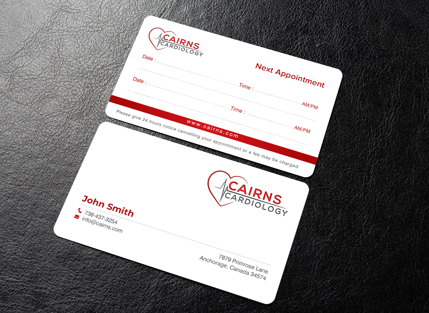 Business Card Design by chandrayaan.creative for Cairns Cardiology | Design #34589125