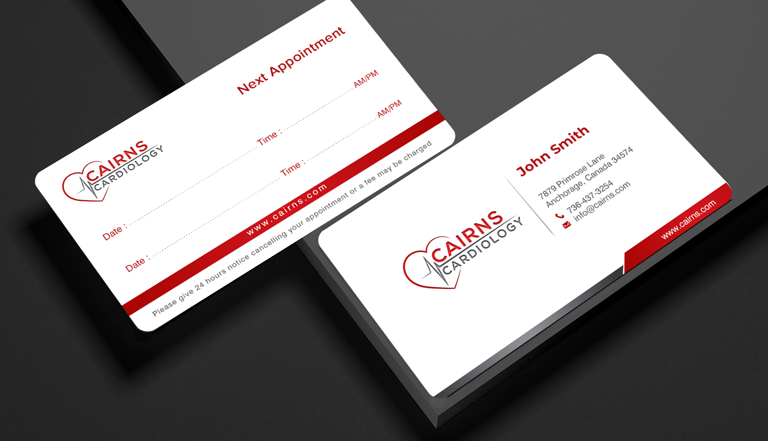 Business Card Design by chandrayaan.creative for Cairns Cardiology | Design #34589127