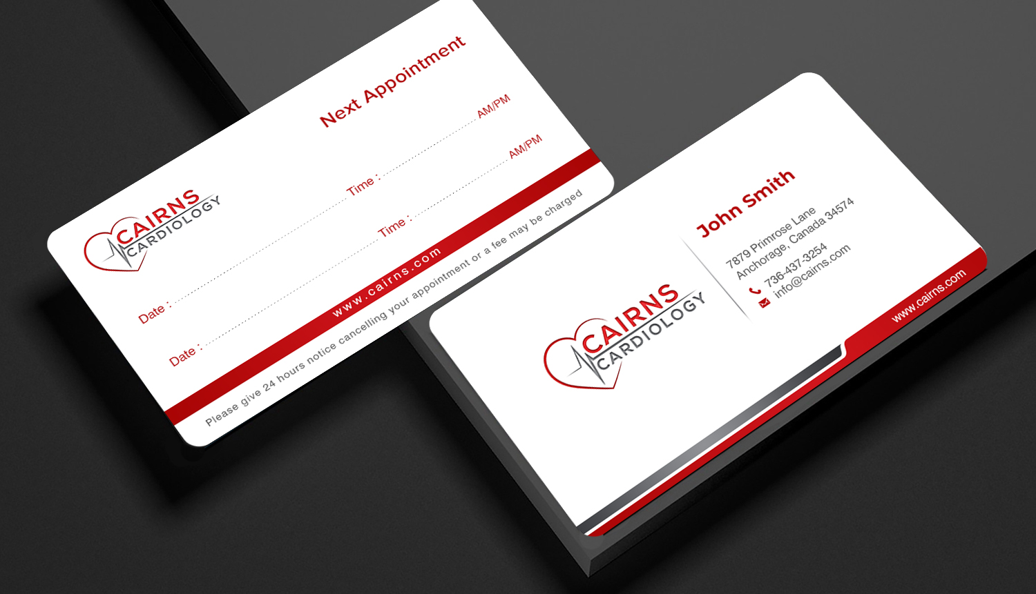 Business Card Design by chandrayaan.creative for Cairns Cardiology | Design #34589128