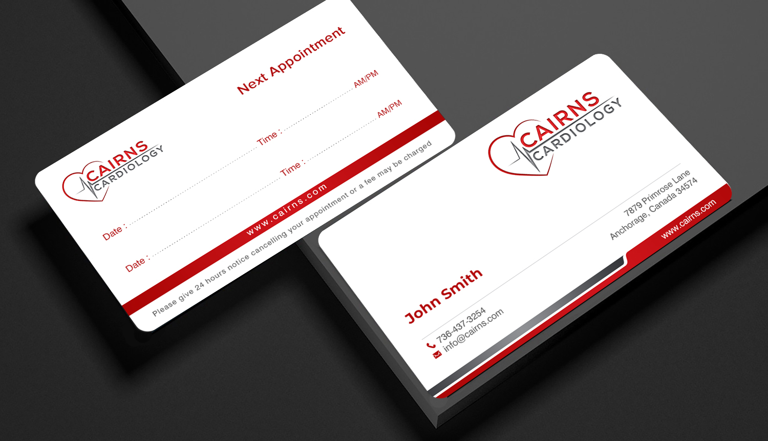 Business Card Design by chandrayaan.creative for Cairns Cardiology | Design #34589130