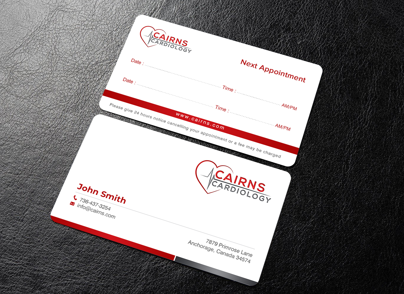 Business Card Design by chandrayaan.creative for Cairns Cardiology | Design #34589131