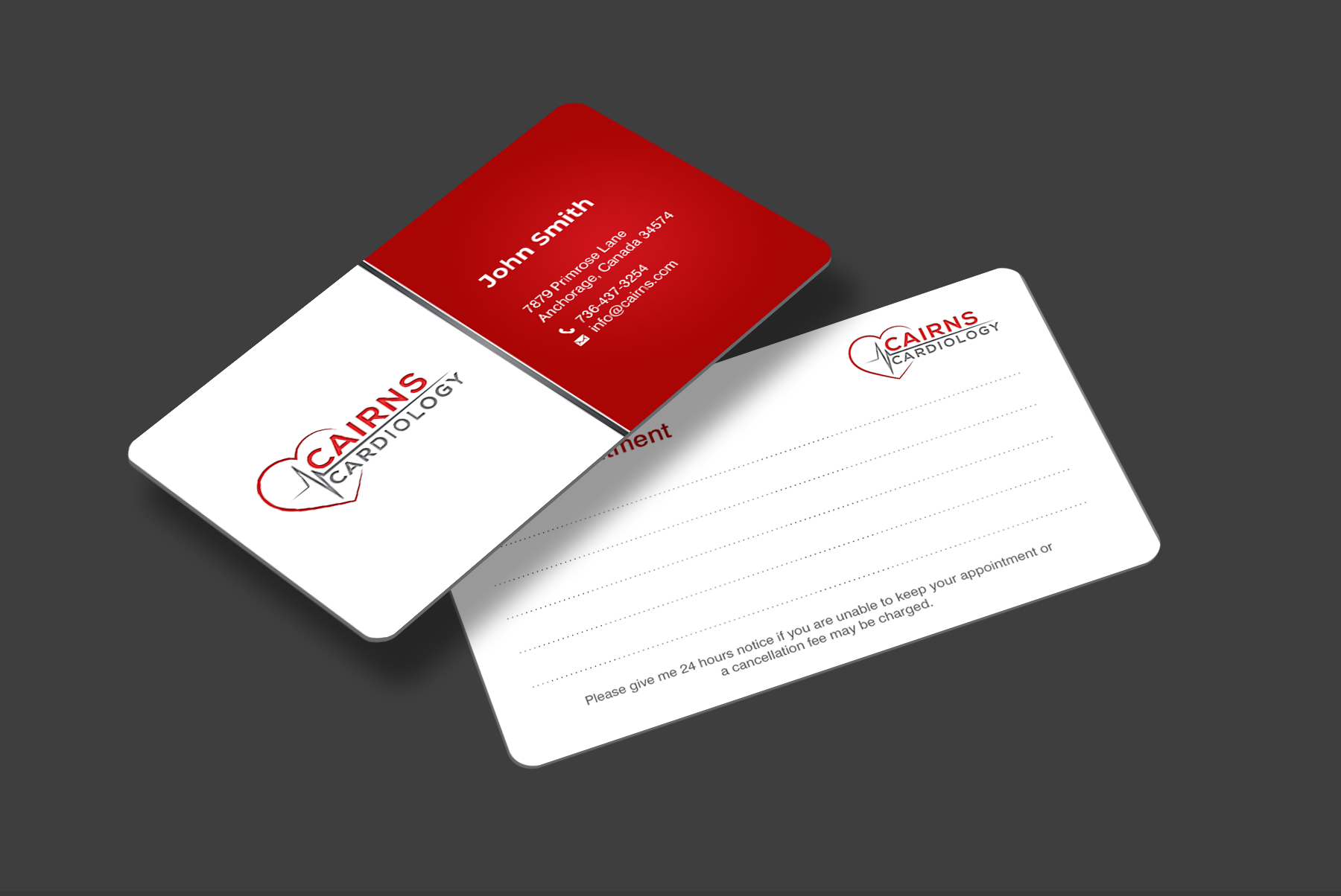 Business Card Design by chandrayaan.creative for Cairns Cardiology | Design #34589136