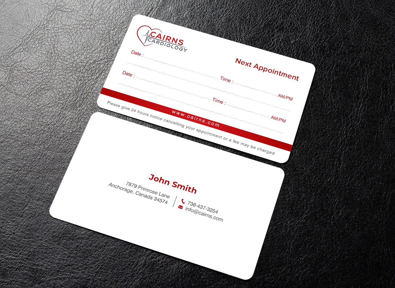 Business Card Design by chandrayaan.creative for Cairns Cardiology | Design #34589138