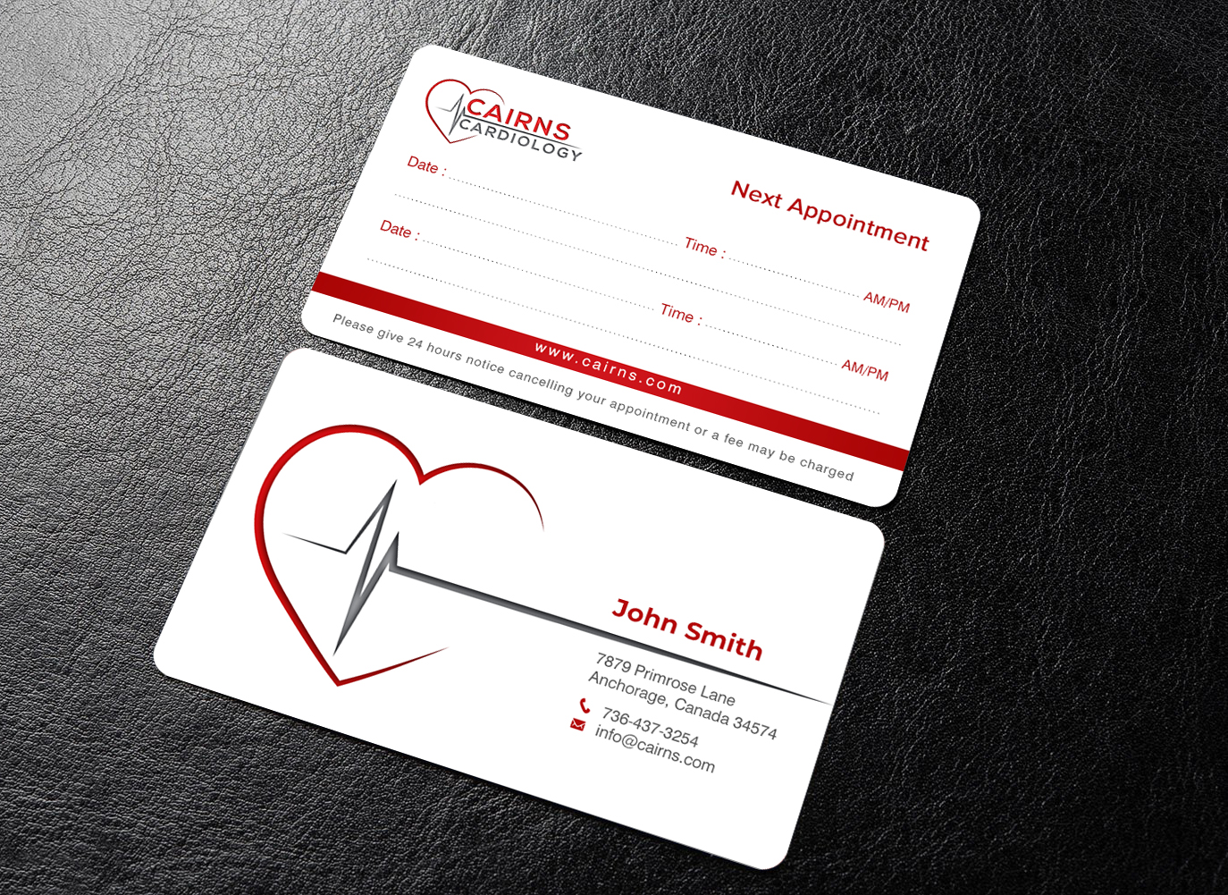 Business Card Design by chandrayaan.creative for Cairns Cardiology | Design #34589139
