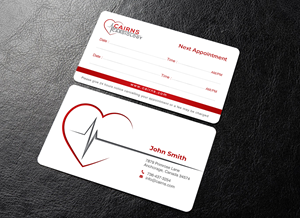 Visitenkarten-Design von chandrayaan.creative für Cairns Cardiology | Design: #34589139