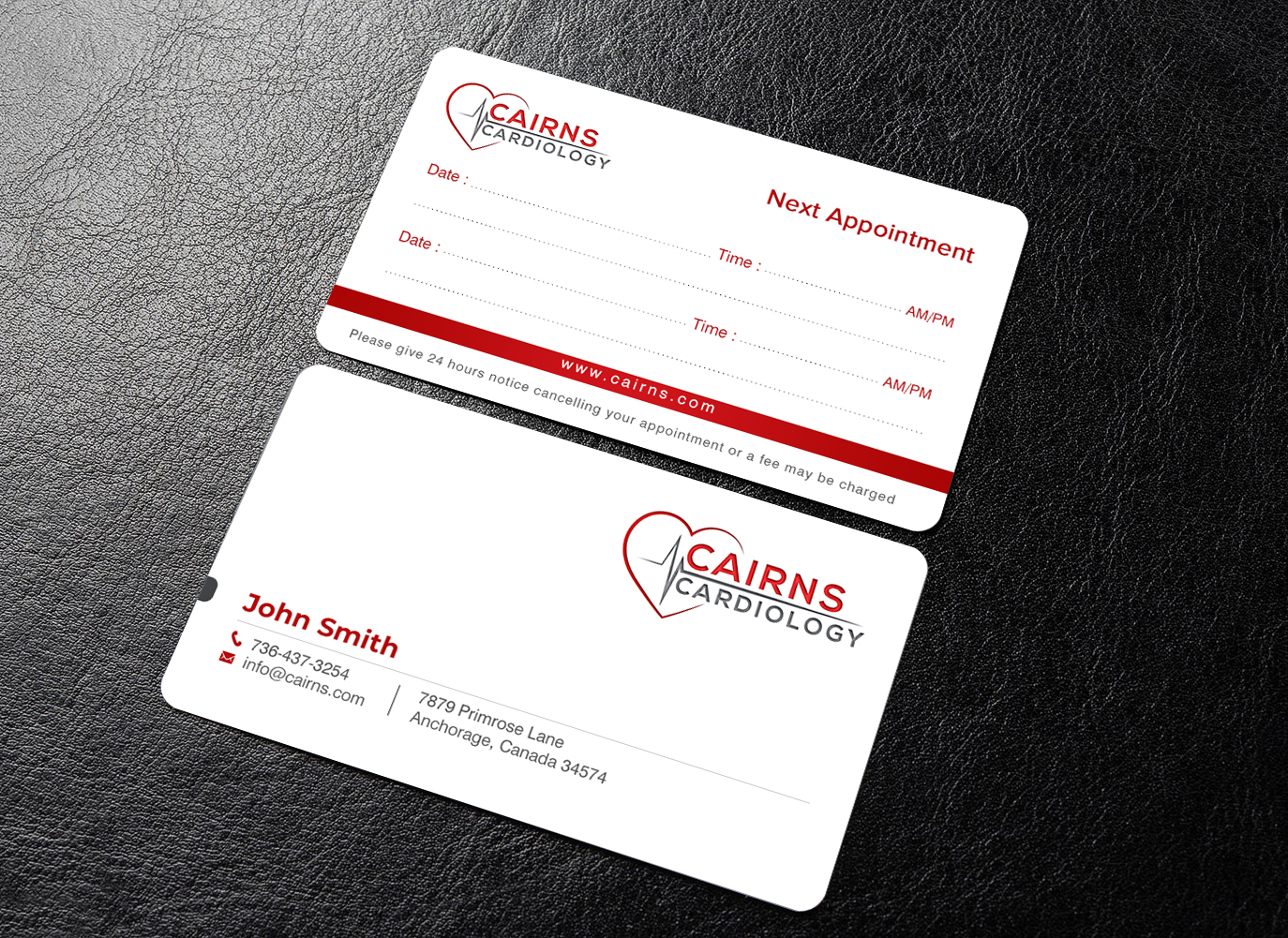 Business Card Design by chandrayaan.creative for Cairns Cardiology | Design #34589140