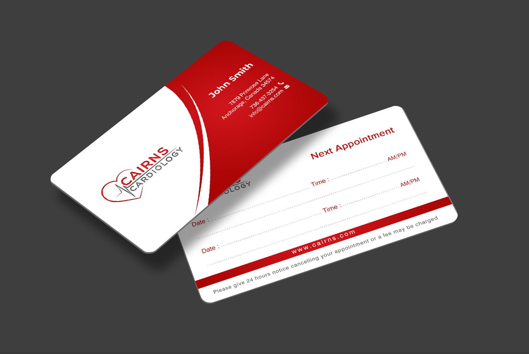 Business Card Design by chandrayaan.creative for Cairns Cardiology | Design #34589141