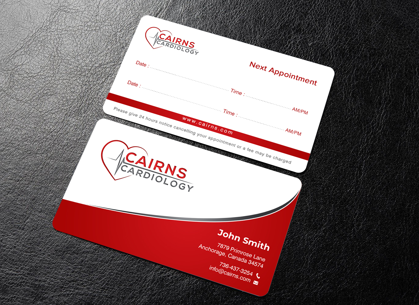 Business Card Design by chandrayaan.creative for Cairns Cardiology | Design #34589142