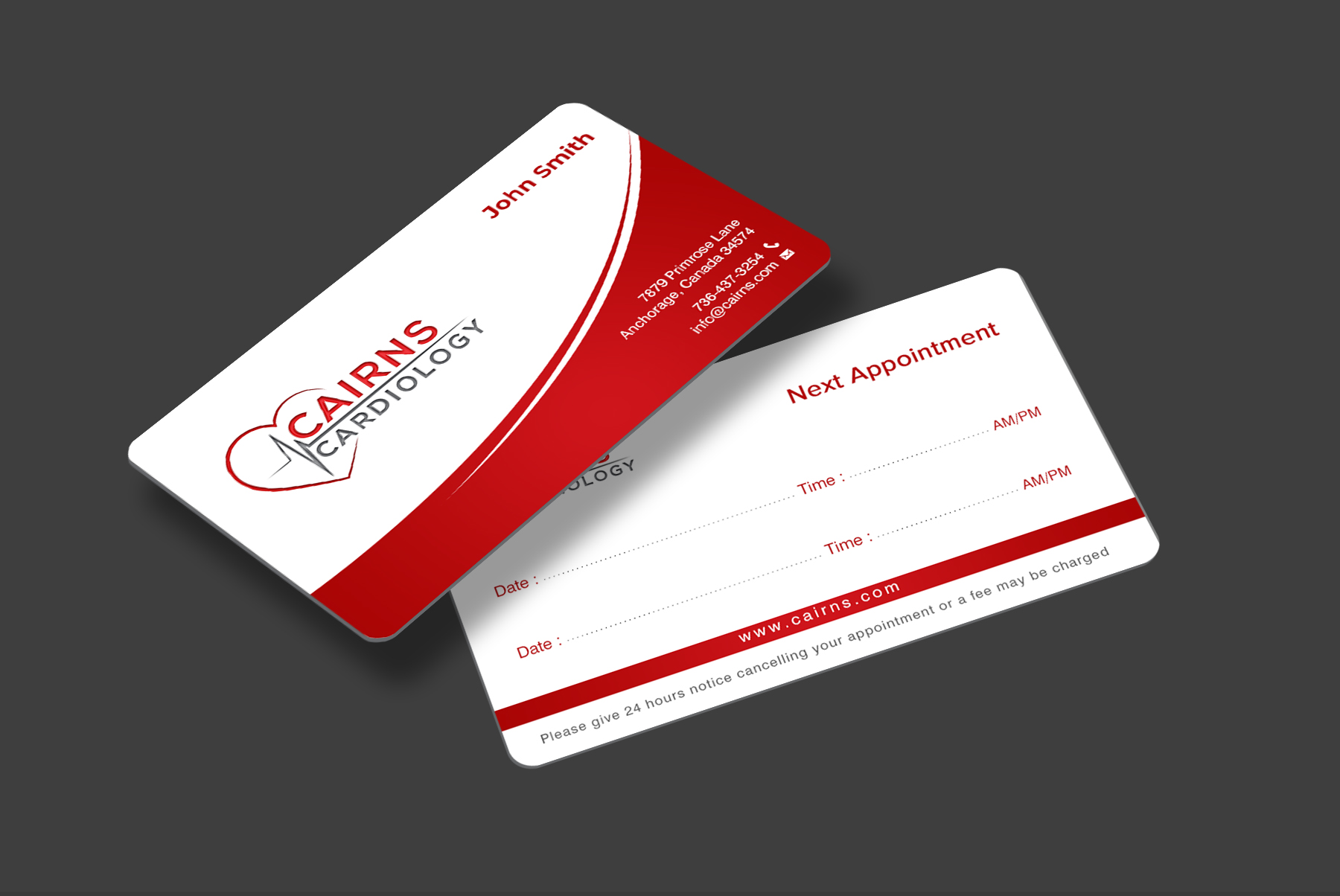 Business Card Design by chandrayaan.creative for Cairns Cardiology | Design #34589143