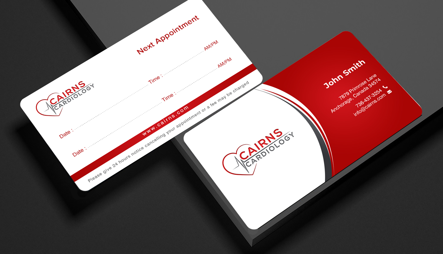 Business Card Design by chandrayaan.creative for Cairns Cardiology | Design #34589144