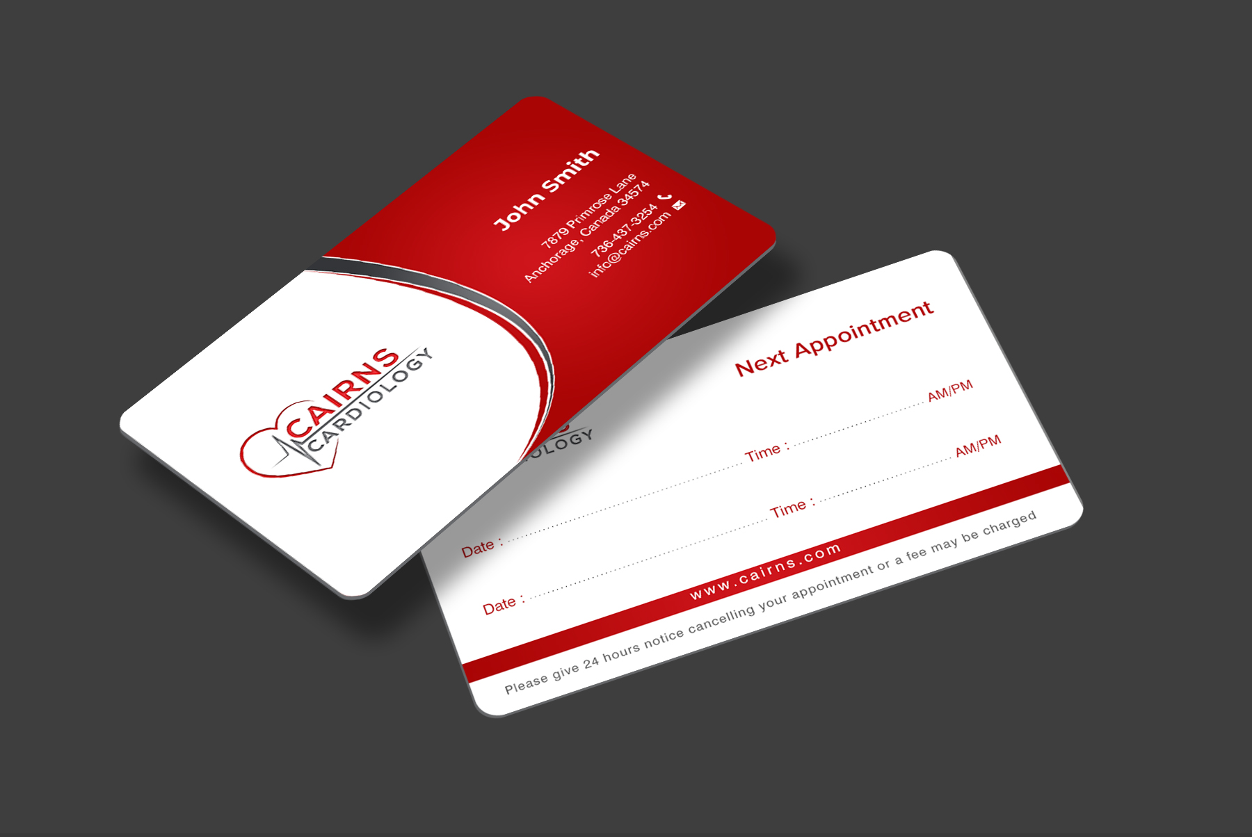 Business Card Design by chandrayaan.creative for Cairns Cardiology | Design #34589145
