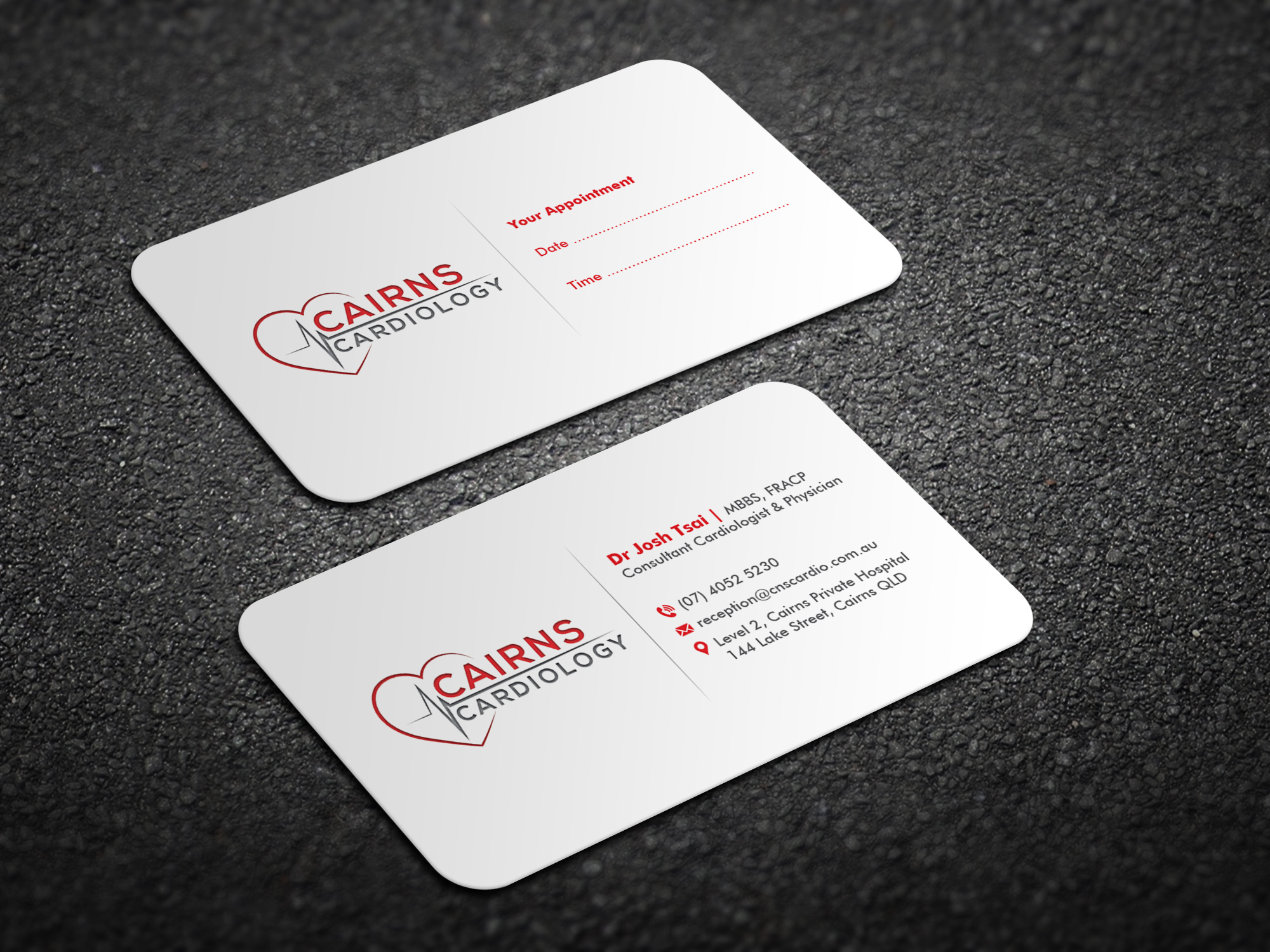 Business Card Design by Magic of Art for Cairns Cardiology | Design #34581279