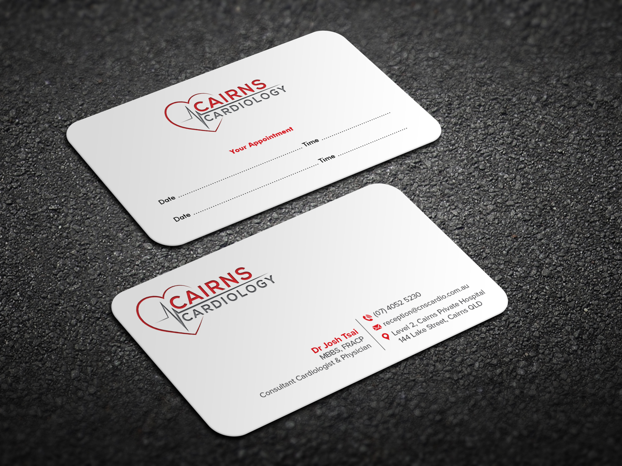 Visitenkarten-Design von Magic of Art für Cairns Cardiology | Design #34581280