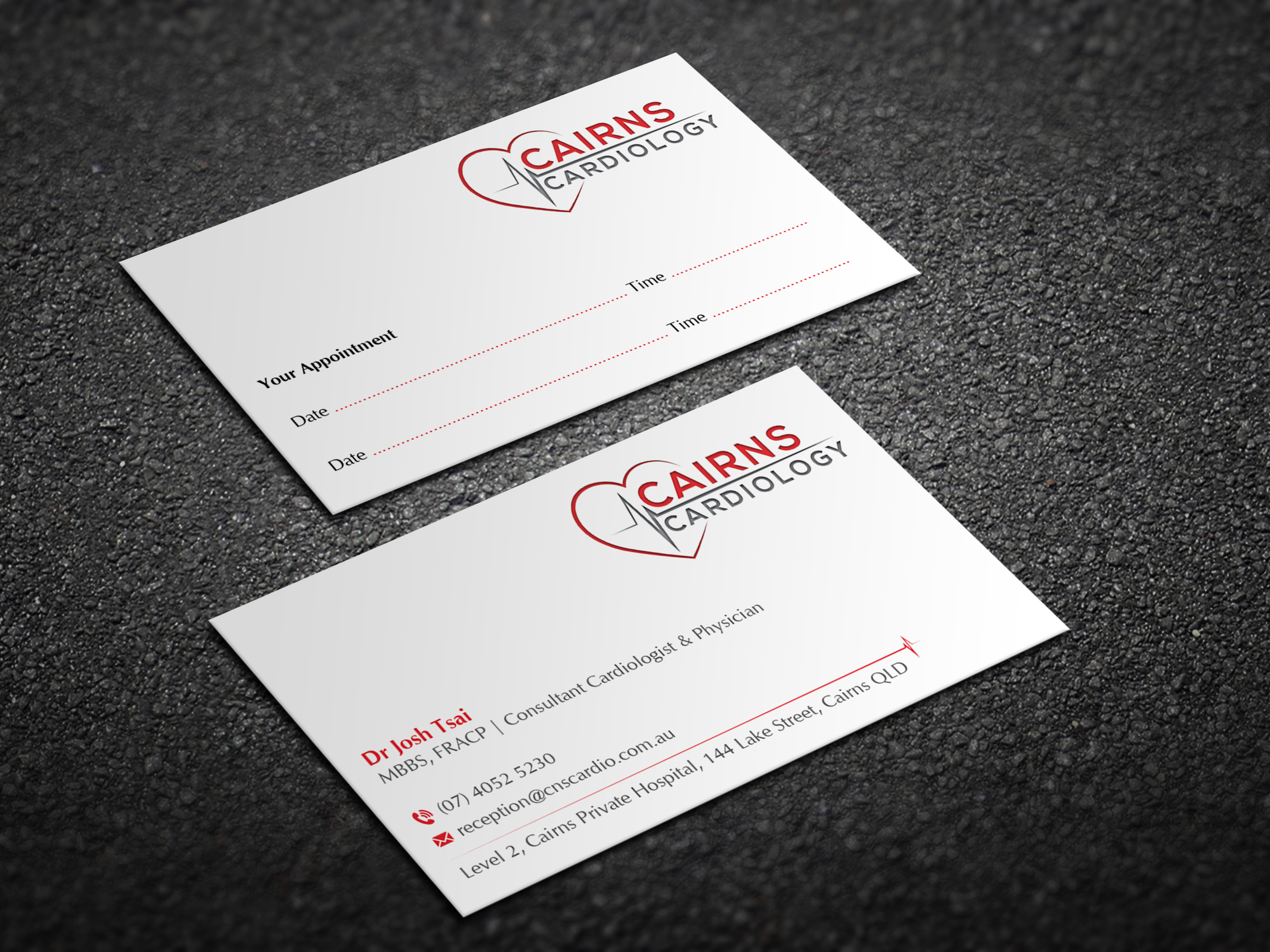 Business Card Design by Magic of Art for Cairns Cardiology | Design #34581281