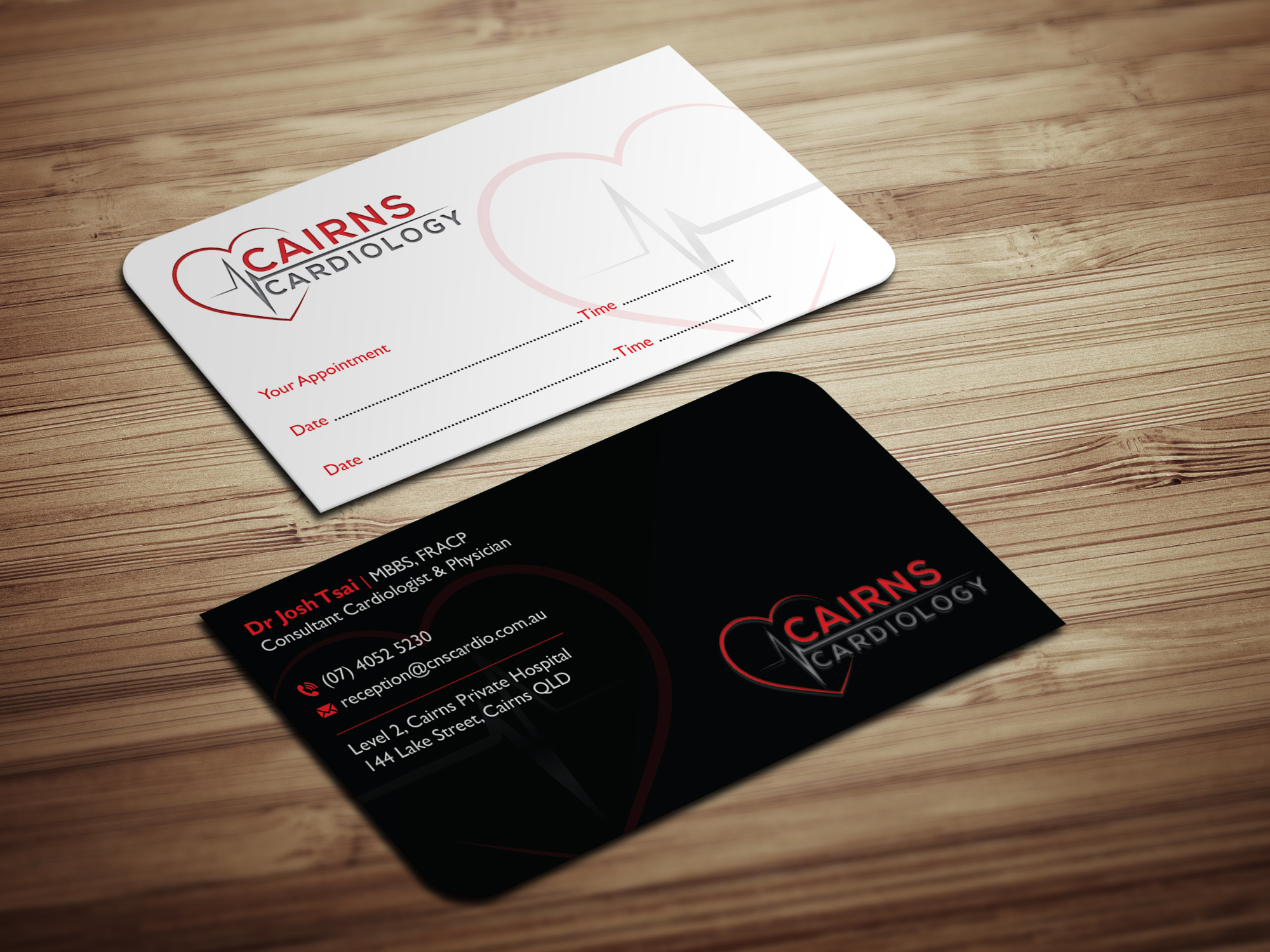 Business Card Design by Magic of Art for Cairns Cardiology | Design #34581282