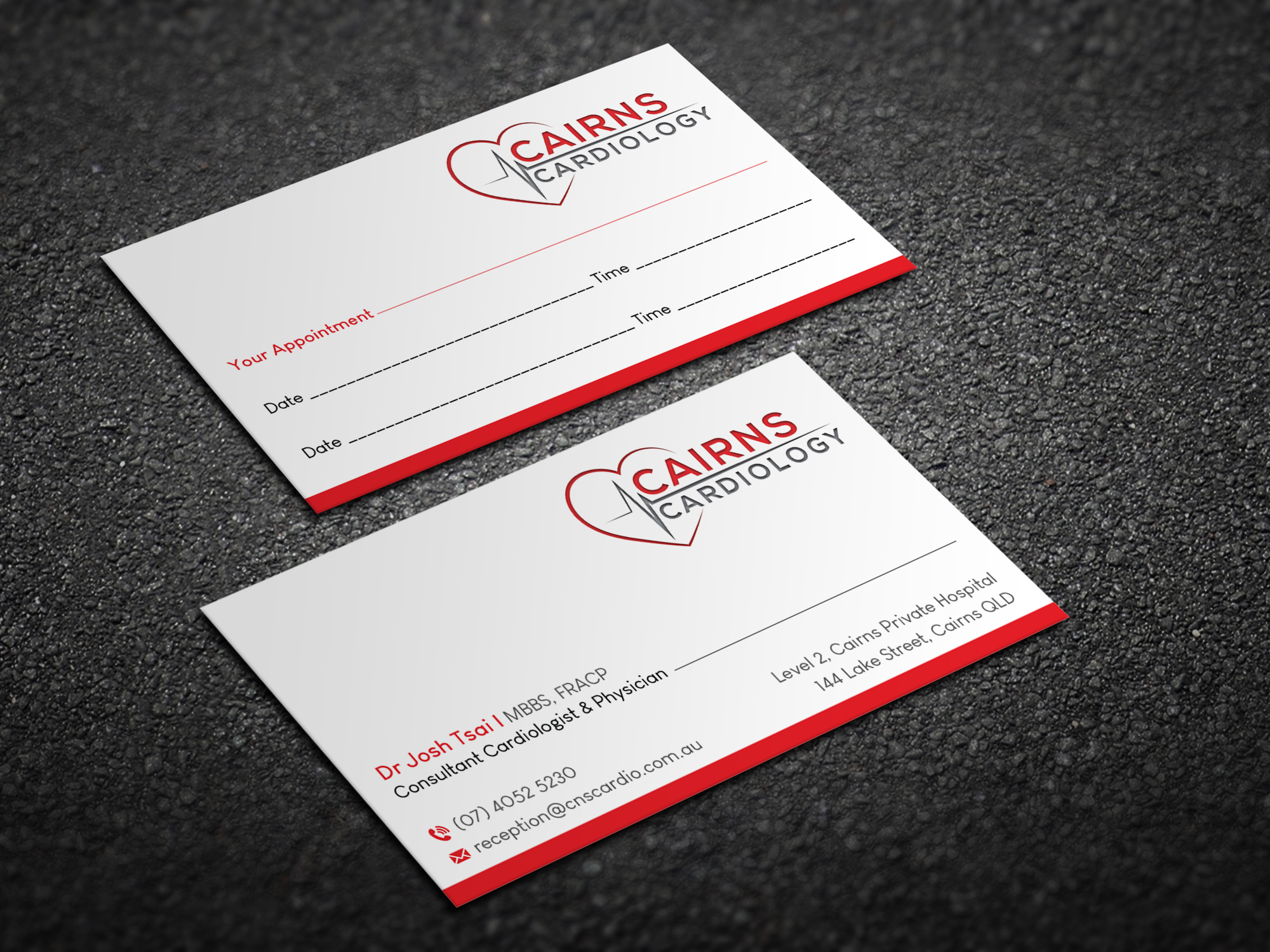 Business Card Design by Magic of Art for Cairns Cardiology | Design #34581288