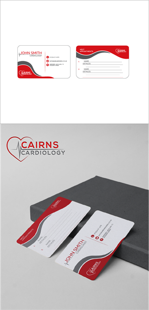 Business Card Design by saifysyed Studio for Cairns Cardiology | Design: #34586013