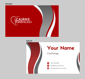 Business Card Design by WebDesk Solution for Cairns Cardiology | Design: #34595853