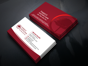 Business Card Design by Graphixpointt for Poppy's Home Care | Design: #34583006