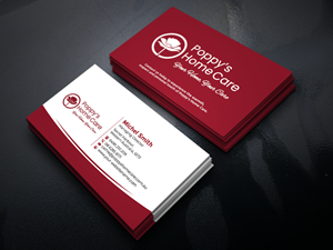 Business Card Design by Graphixpointt for Poppy's Home Care | Design: #34583007