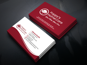Business Card Design by Graphixpointt for Poppy's Home Care | Design: #34583339