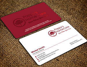 Design de Carte de Visite par Graphixpointt pour Poppy's Home Care | Design : #34586205