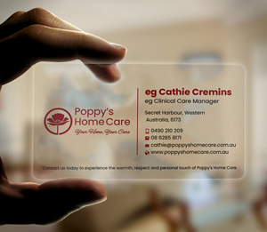 Visitenkarten-Design von Expert Bappy für Poppy's Home Care | Design: #34580529