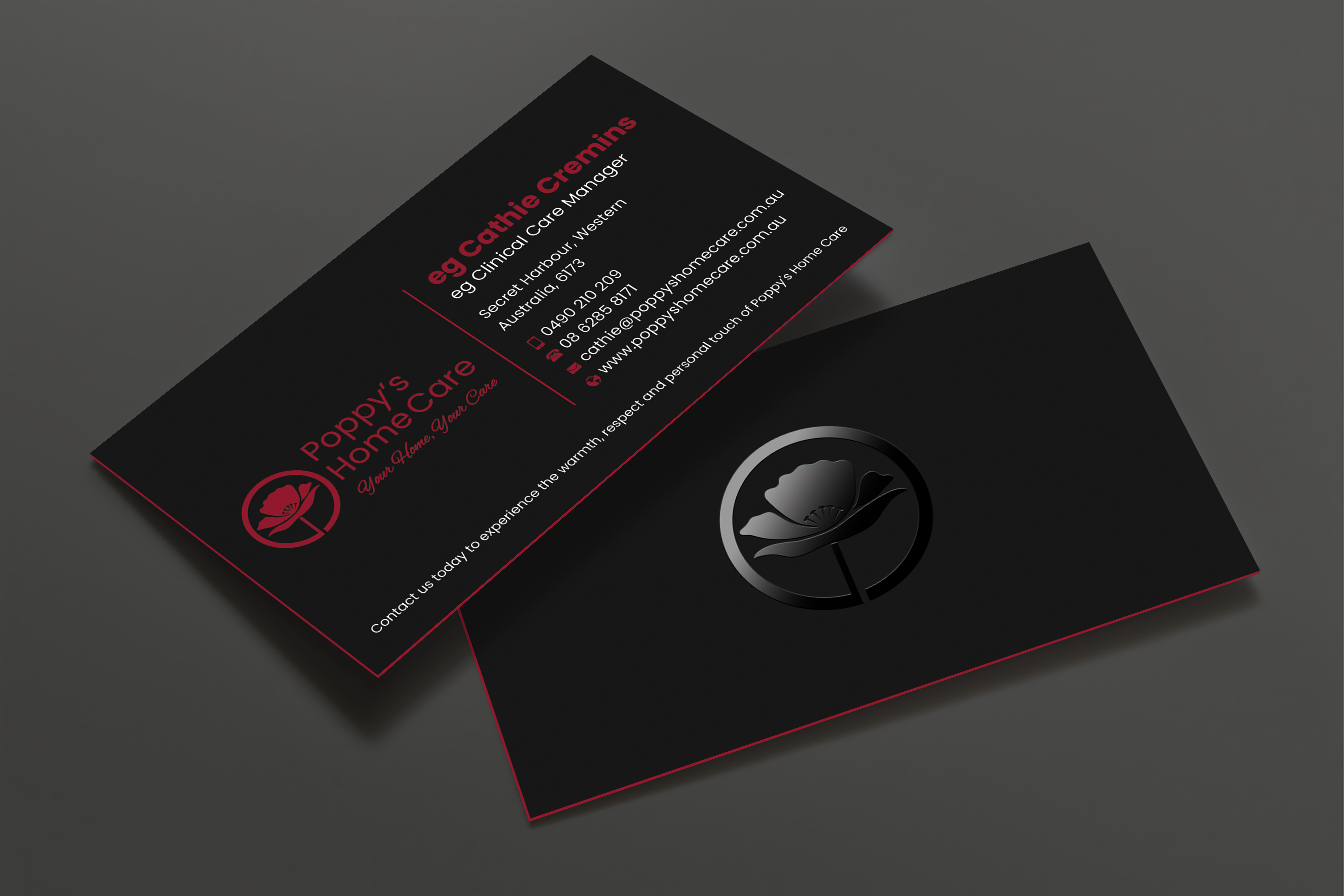 Visitenkarten-Design von Expert Bappy für Poppy's Home Care | Design #34580670