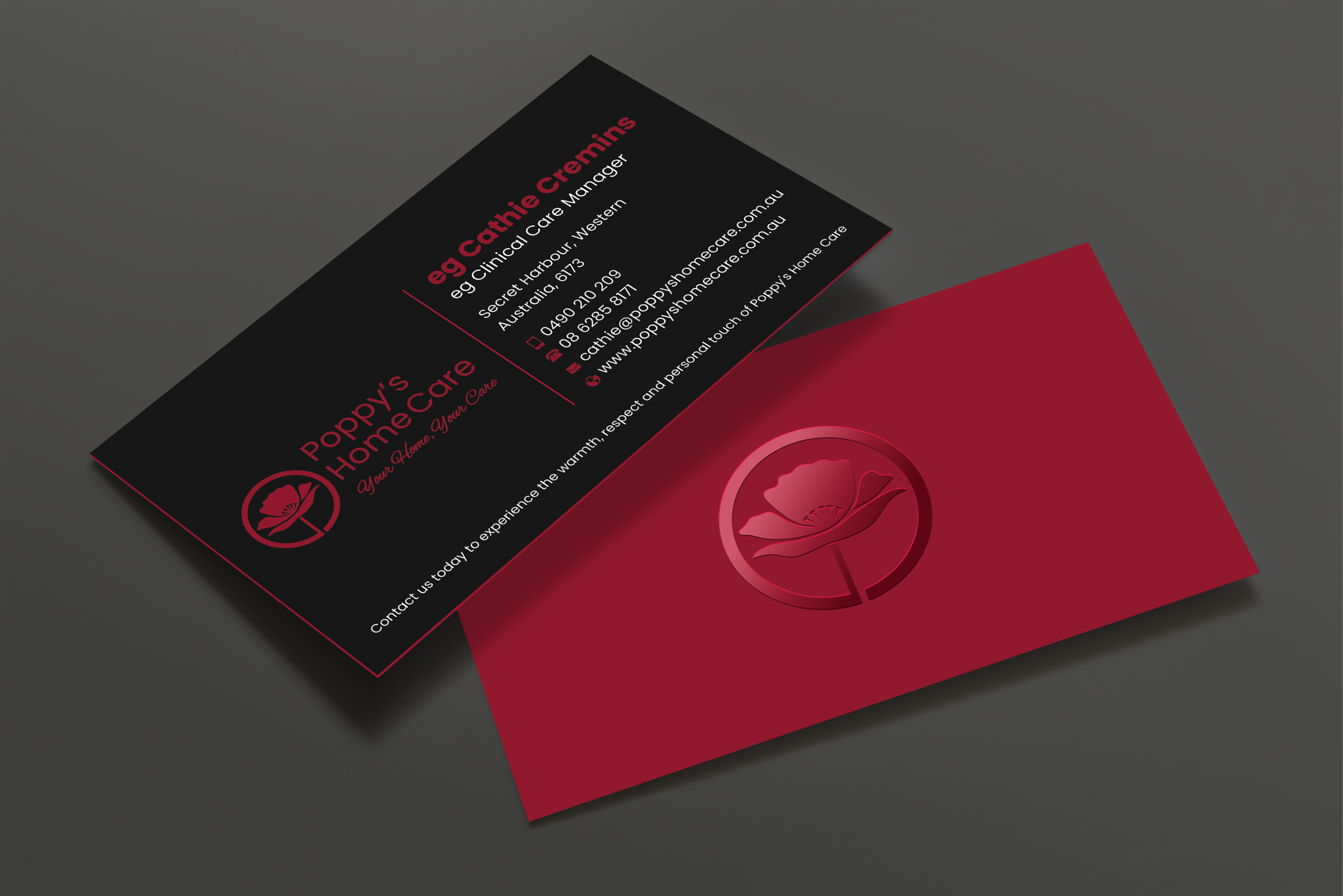 Visitenkarten-Design von Expert Bappy für Poppy's Home Care | Design #34580671