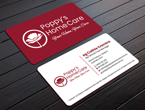 Business Card Design by Expert Bappy for Poppy's Home Care | Design: #34580736