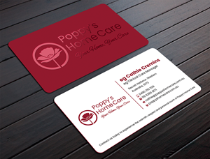 Business Card Design by Expert Bappy for Poppy's Home Care | Design: #34580741