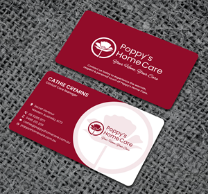 Diseño de Tarjeta de Presentación por Sun Moon Graphic Designer para Poppy's Home Care | Diseño #34580061